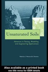Book cover of Unsaturated Soils - Advances in Testing, Modelling and Engineering Applications by Claudio Mancuso