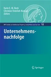 Book cover of Unternehmensnachfolge by Karin E. M. Beck