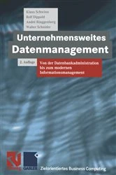 Book cover of Unternehmensweites Datenmanagement (2nd ed.) by Klaus Schwinn