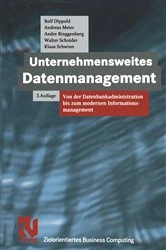 Book cover of Unternehmensweites Datenmanagement (3rd ed.) by Rolf Dippold