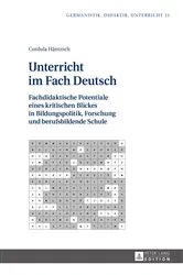 Book cover of Unterricht im Fach Deutsch by Ina Karg
