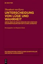 Book cover of Unterscheidung von Lüge und Wahrheit by Theodoret von Kyros