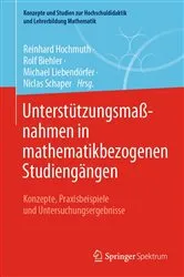 Book cover of Unterstützungsmaßnahmen in mathematikbezogenen Studiengängen by Reinhard Hochmuth