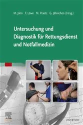 Book cover of Untersuchung und Diagnostik für Rettungsdienst und Notfallmedizin by Unknown