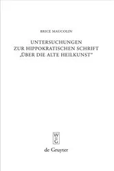 Book cover of Untersuchungen zur hippokratischen Schrift 