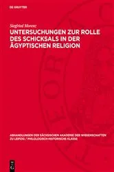 Book cover of Untersuchungen zur Rolle des Schicksals in der ägyptischen Religion by Unknown