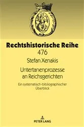 Book cover of Untertanenprozesse an Reichsgerichten by Unknown