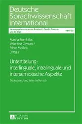 Book cover of Untertitelung: interlinguale, intralinguale und intersemiotische Aspekte by Claudio Di Meola