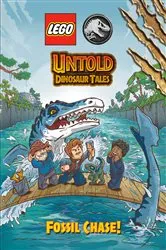 Book cover of Untold Dinosaur Tales #3: Fossil Chase! (LEGO Jurassic World) by Random House