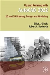 Book cover of Up and Running with AutoCAD 2022 by Elliot J. Gindis