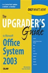 Book cover of Upgrader's Guide to Microsoft Office System 2003 by Susan Sales Harkins