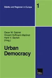 Book cover of Urban Democracy by Oscar W. Gabriel