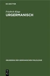 Book cover of Urgermanisch (3rd ed.) by Unknown