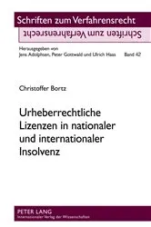 Book cover of Urheberrechtliche Lizenzen in nationaler und internationaler Insolvenz by Ulrich Haas