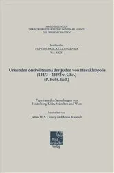 Book cover of Urkunden des Politeuma der Juden von Herakleopolis (144/3–133/2 v. Chr.) (P. Polit. Iud.) by Unknown
