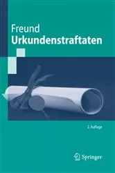 Book cover of Urkundenstraftaten (2nd ed.) by Georg Freund