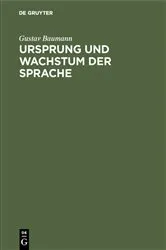Book cover of Ursprung und Wachstum der Sprache by Unknown