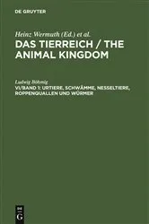 Book cover of Urtiere, Schwämme, Nesseltiere, Roppenquallen und Würmer by Ludwig Böhmig