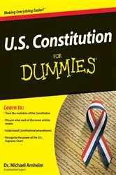 Book cover of U.S. Constitution For Dummies by Michael Arnheim