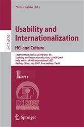 Book cover of Usability and Internationalization. HCI and Culture by Nuray Aykin