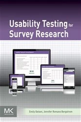 Book cover of Usability Testing for Survey Research by Emily Geisen