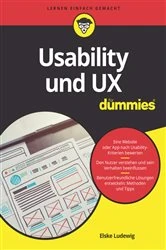Book cover of Usability und UX für Dummies by Elske Ludewig