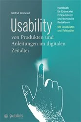 Book cover of Usability von Produkten und Anleitungen im digitalen Zeitalter by Gertrud Grünwied