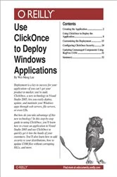 Book cover of Use ClickOnce to Deploy Windows Applications by Wei-Meng Lee