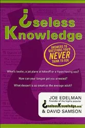 Book cover of Useless Knowledge by Joe Edelman