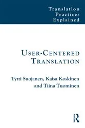 Book cover of User-Centered Translation by Unknown