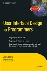 Book cover of User Interface Design for Programmers by Avram Joel Spolsky