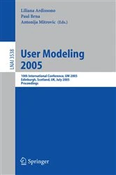 Book cover of User Modeling 2005 by Liliana Ardissono
