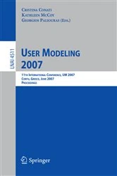 Book cover of User Modeling 2007 by Cristina Conati