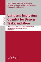Book cover of Using and Improving OpenMP for Devices, Tasks, and More by Luiz DeRose