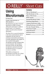 Book cover of Using Microformats by Brian Suda