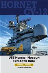 Book cover of USS Hornet CV-12 by Stephen Locke, Russell Moore,