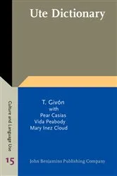 Book cover of Ute Dictionary by Unknown