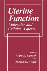 Book cover of Uterine Function by M.E. Carsten