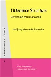 Book cover of Utterance Structure by Wolfgang Klein
