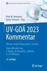 Book cover of UV-GOÄ 2023 Kommentar (22nd ed.) by Peter M. Hermanns