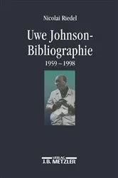 Book cover of Uwe Johnson-Bibliographie 1959-1998 by Nicolai Riedel