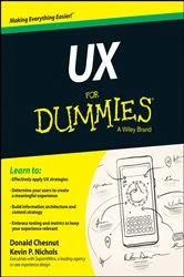 Book cover of UX For Dummies by Kevin P. Nichols