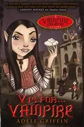 Book cover of V Is for Vampire by Adele Griffin