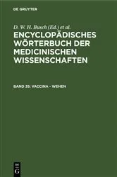 Book cover of Vaccina - Wehen by D. W. H. Busch
