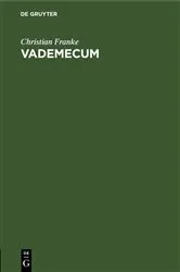 Book cover of Vademecum (2nd ed.) by Christian Franke