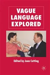 Book cover of Vague Language Explored by J. Cutting