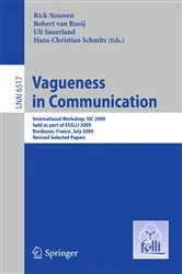 Book cover of Vagueness in Communication by Rick Nouwen