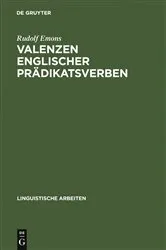 Book cover of Valenzen englischer Prädikatsverben by Unknown