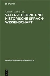 Book cover of Valenztheorie und historische Sprachwissenschaft by Unknown