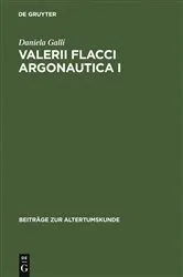 Book cover of Valerii Flacci Argonautica I by Daniela Galli
